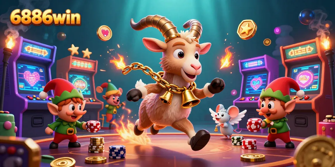 Experience thrilling wins at 6886win, as colorful characters engage in high-stakes casino action.