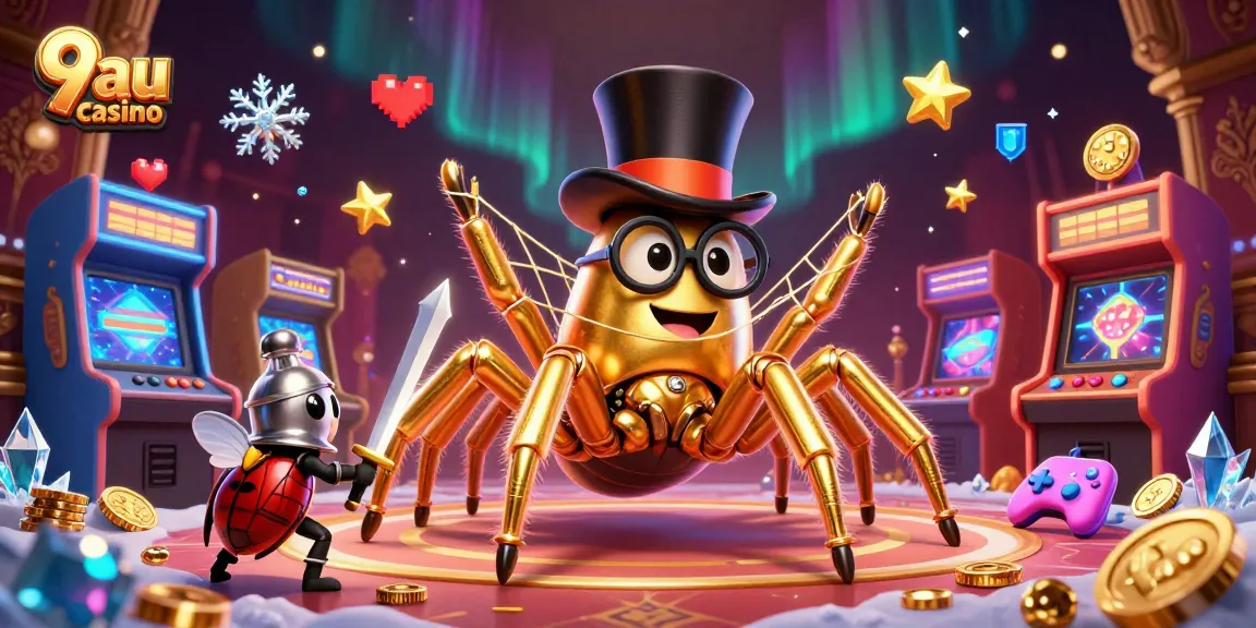 Engage with the thrilling world of 9au casino featuring vibrant gaming elements and colorful characters.