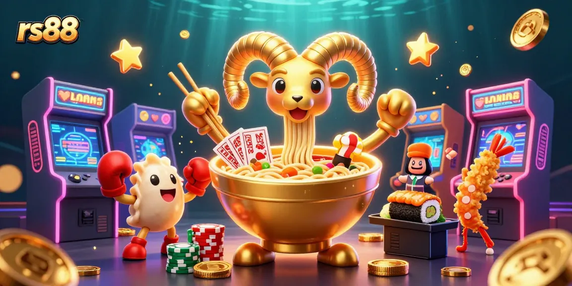Experience thrilling gameplay with rs88 featuring a colorful 3D casino scene of engaging characters.