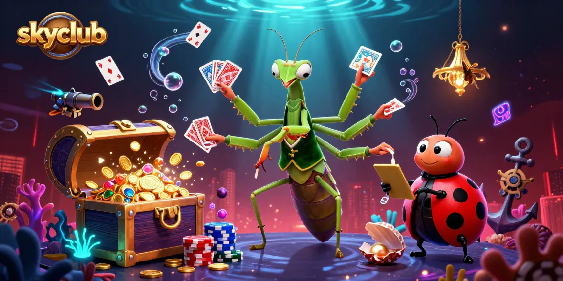 Engage in thrilling fish shooting action at Skyclub, featuring vibrant underwater treasures and colorful gameplay.