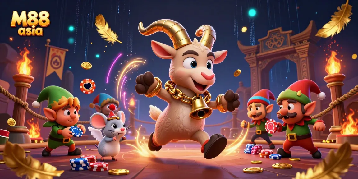 Experience thrilling adventures at M88 asia casino with whimsical characters and exciting game elements.