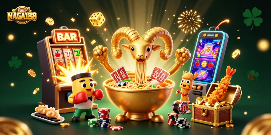 NAGA188 menghadirkan pengalaman bermain kasino dengan slot mesin dan karakter lucu yang meriah.