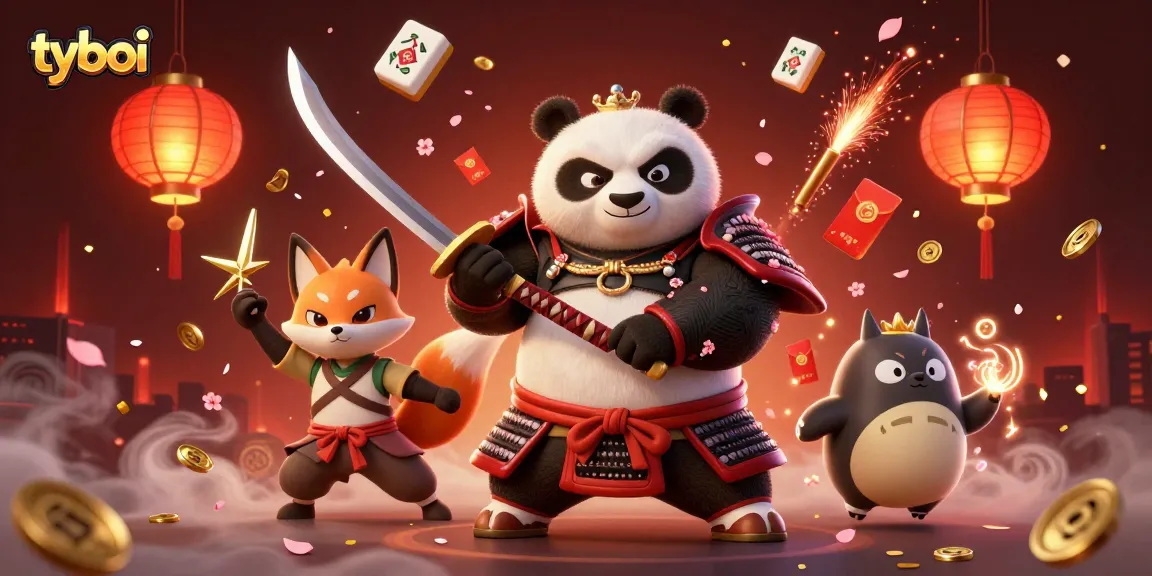 Experience thrilling action with tyboi casino characters in a dynamic 3D scene filled with excitement.