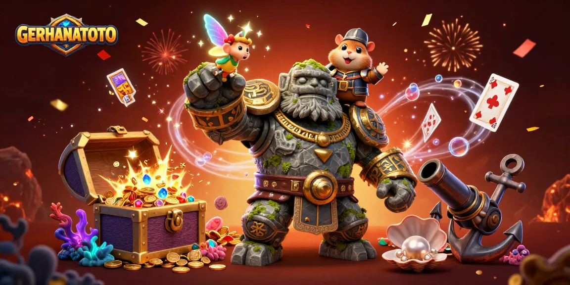 GERHANATOTO menyajikan petualangan taruhan dengan golem magis, si kecil peri dan raja hamster!