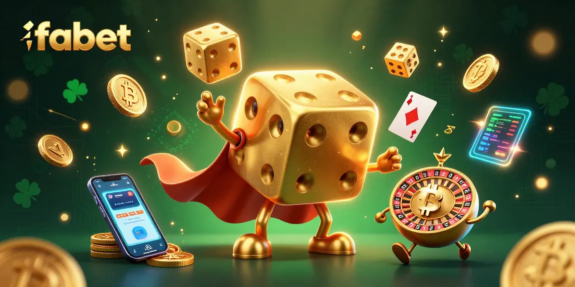 Experience thrilling gaming adventures with fabet's colorful 3D casino illustration.