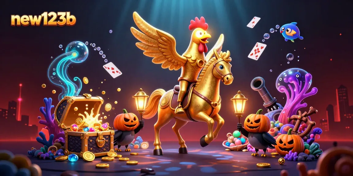 Join the adventure at new123b casino with thrilling games and vibrant characters in action!