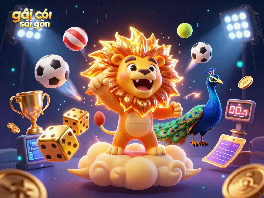 Experience the vibrant action of gái gọi sài gòn in this dynamic casino-themed illustration.