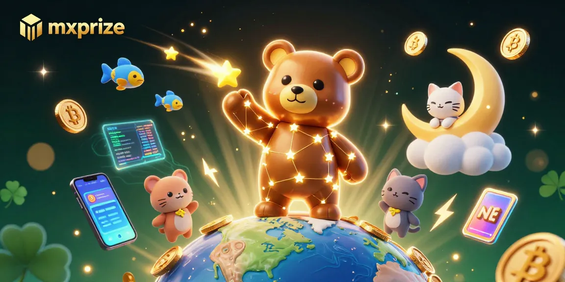 Experience thrilling wins at MXPrize with cosmic gaming elements and vibrant illustrations.