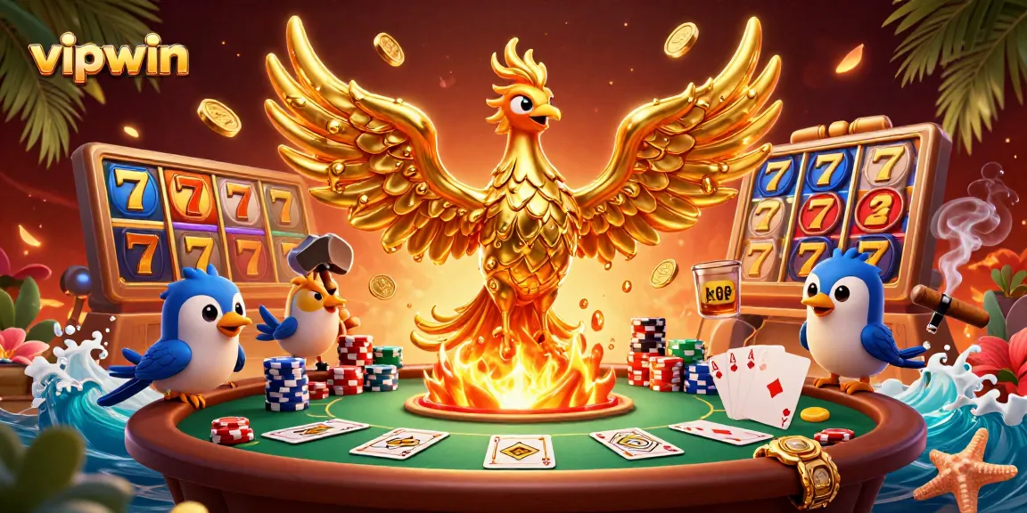 Experience thrilling gameplay at vipwin with dynamic poker, golden phoenix, and casino excitement.